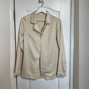 Beige button up. Size XS.